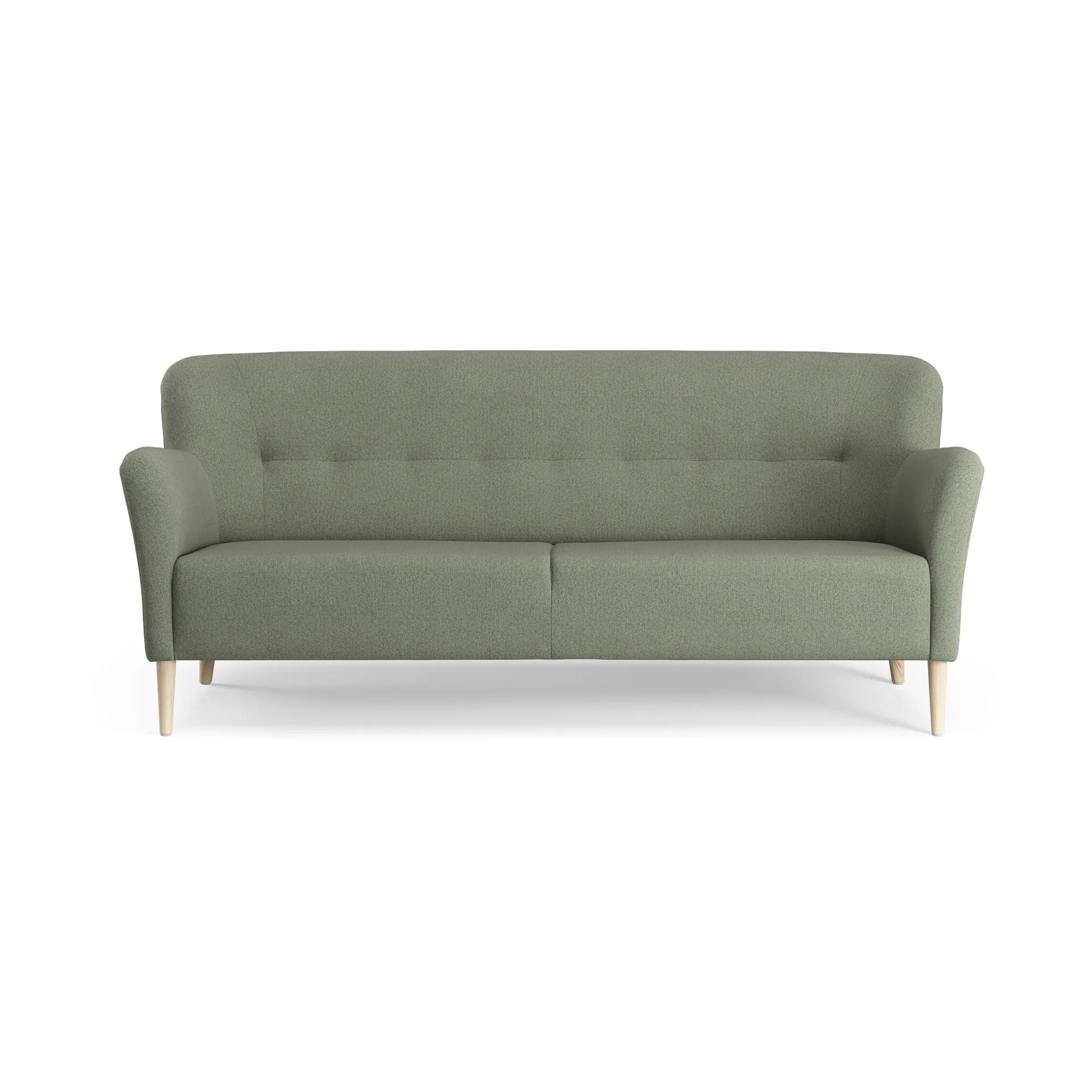 Nova soffa 3-sits 200 cm, MLF 09 Monument-ask naturlack Swedese