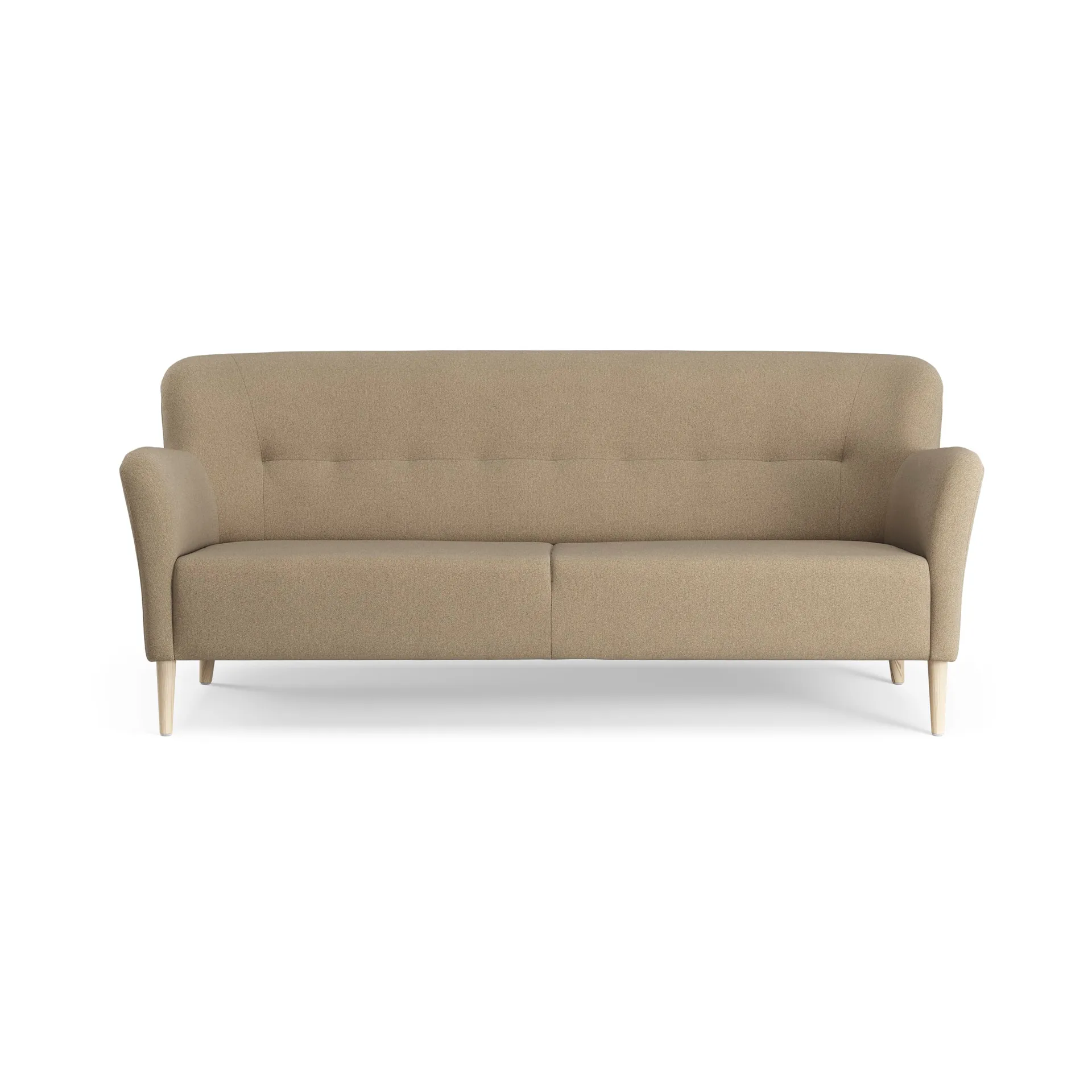 Nova soffa 3-sits 200 cm, MLF 12 Mordon-ask naturlack Swedese