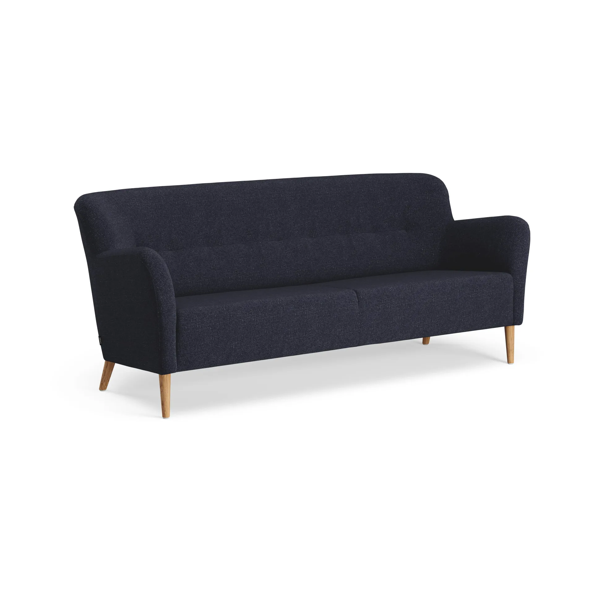 Nova soffa 3-sits 200 cm, Rami 4380 Mörkblå-ek oljad Swedese