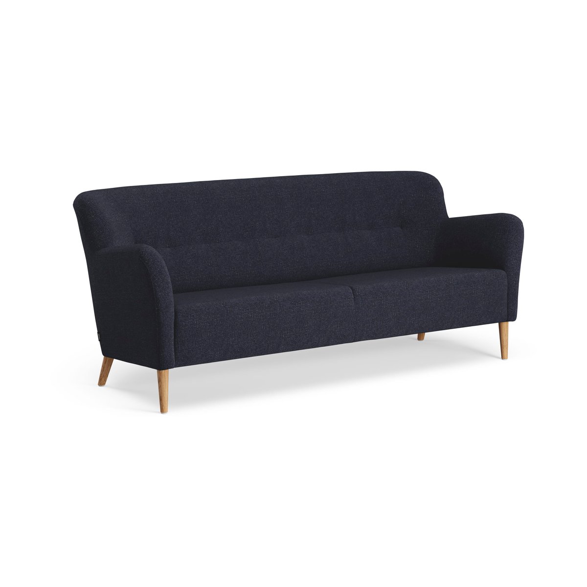 Swedese Nova soffa 3-sits 200 cm Rami 4380 Mörkblå-ek oljad