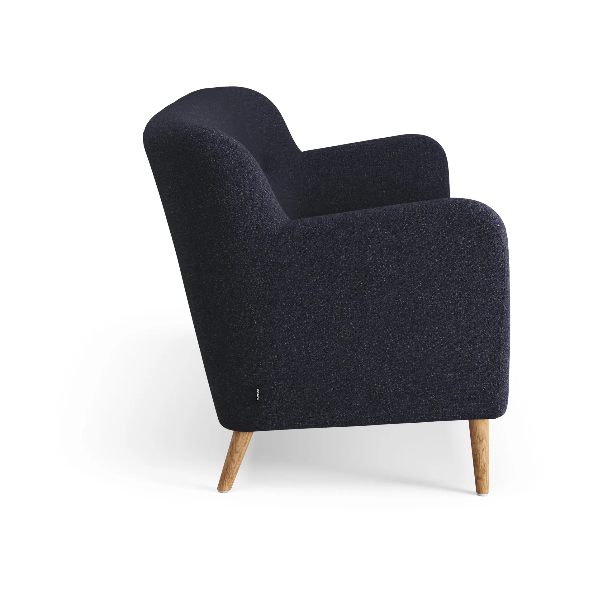 Nova soffa 3-sits 200 cm, Rami 4380 Mörkblå-ek oljad Swedese