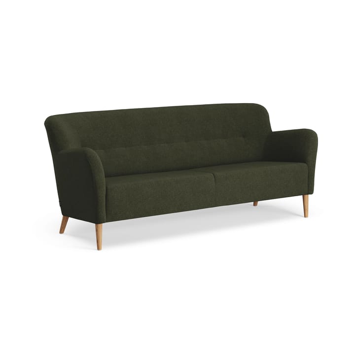 Nova soffa 3-sits 200 cm - Rami 6054 Mörkgrön-ek oljad - Swedese