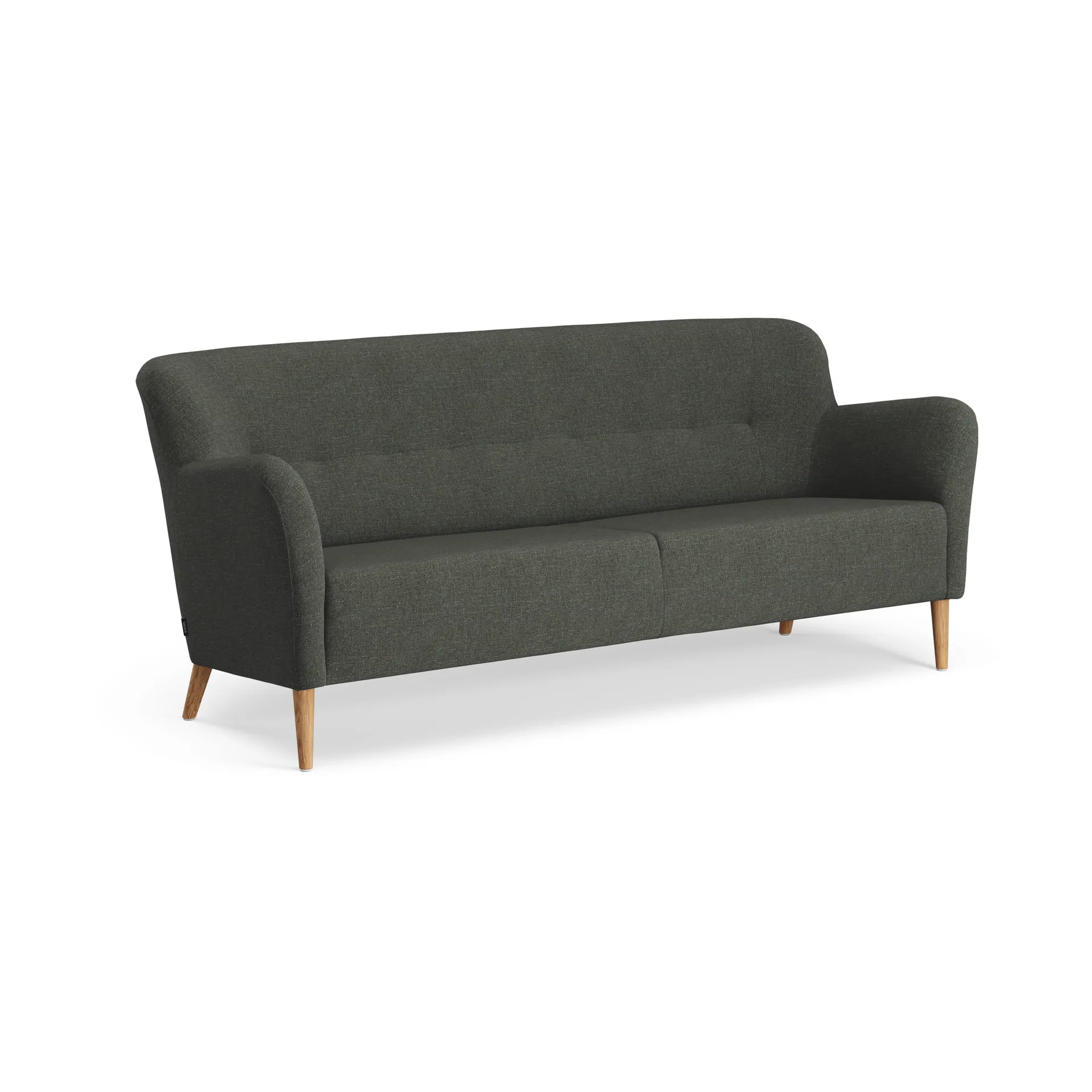 Nova soffa 3-sits 200 cm, Rami 6370 Grön-ek oljad Swedese