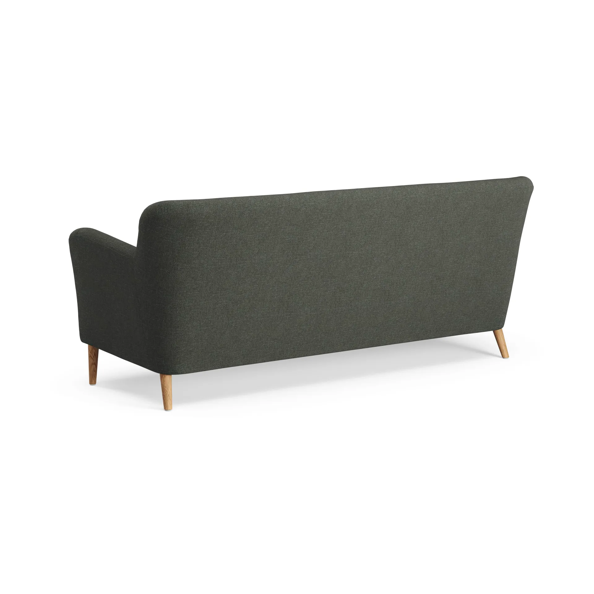 Nova soffa 3-sits 200 cm, Rami 6370 Grön-ek oljad Swedese