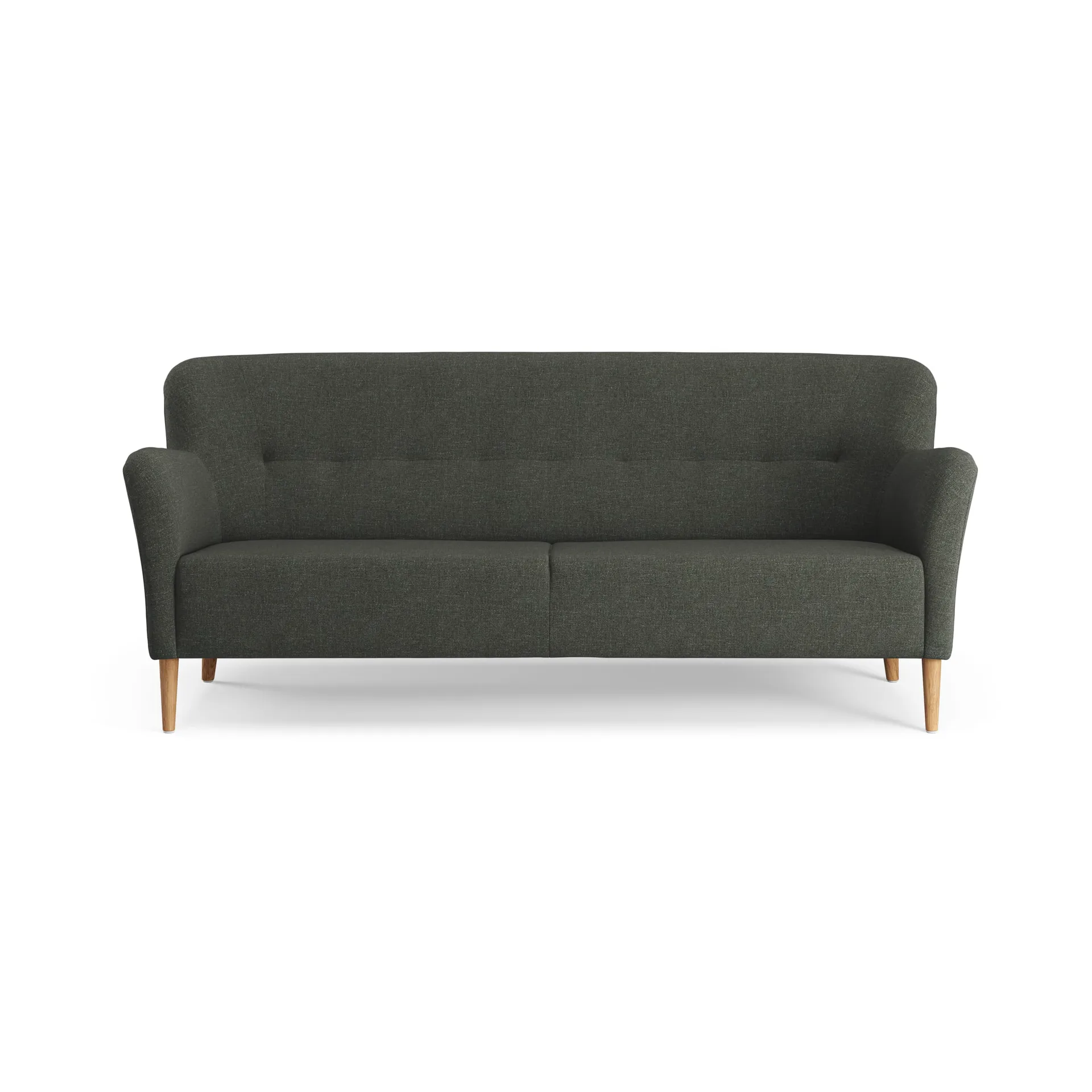 Nova soffa 3-sits 200 cm, Rami 6370 Grön-ek oljad Swedese