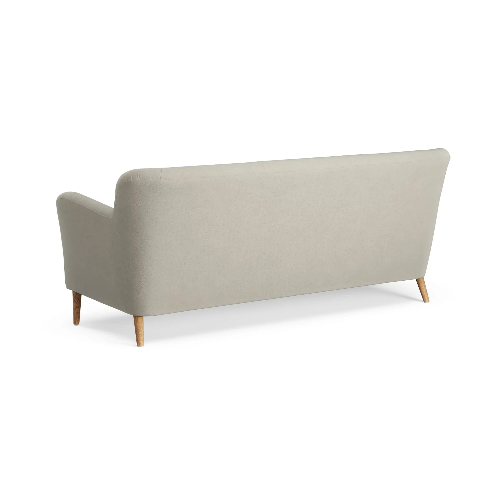 Nova soffa 3-sits med knappar 200 cm, Linara 05 Porridge-ek oljad Swedese