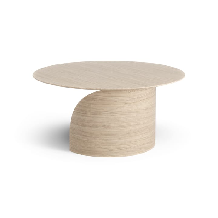 Savoa soffbord H40 cm, Ek vitpigmenterad Swedese