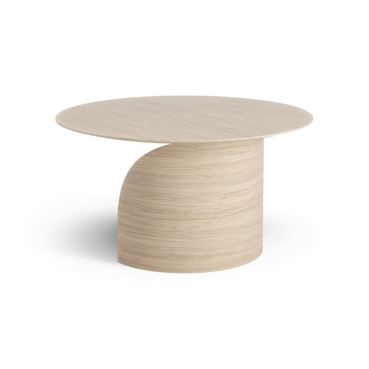 Savoa soffbord H45 cm, Ek vitpigmenterad Swedese