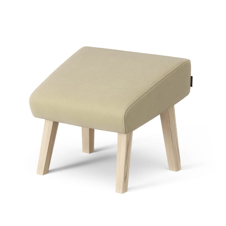 Select fotpall - tyg steelcut trio 3 236 beige, naturlackade askben - Swedese