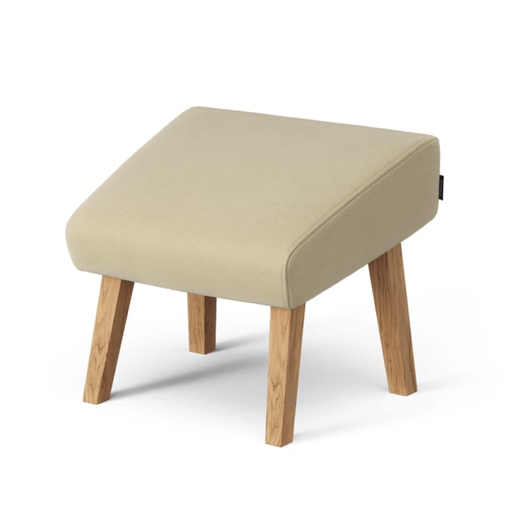 Select fotpall - tyg steelcut trio 3 236 beige, oljade ekben - Swedese