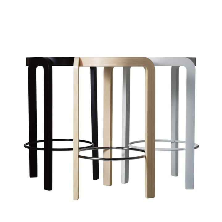 Spin barpall, ask vit lasyr, fotring i krom Swedese