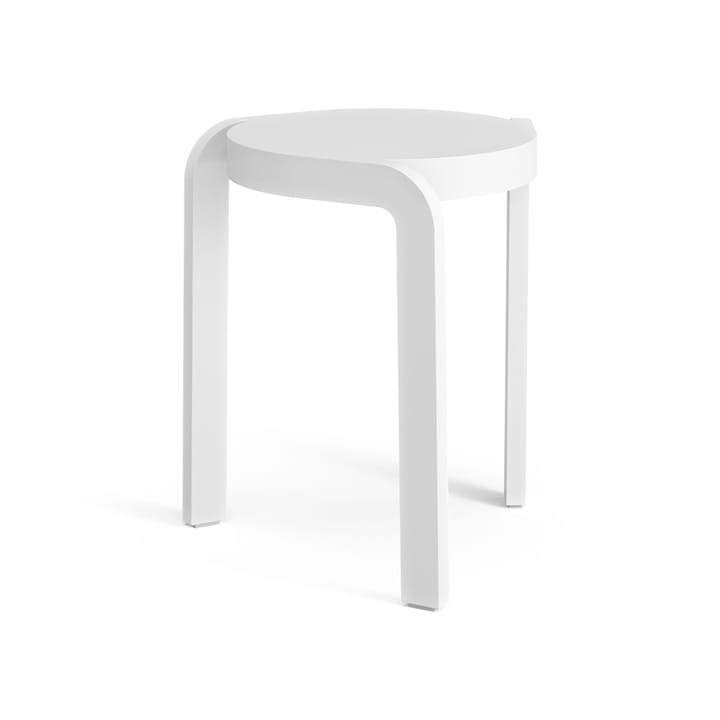Spin pall H44 cm, Ask vitlaserad Swedese