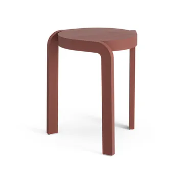 Spin rund pall H44 cm - Ask-english red, Ø32x44 cm - Swedese