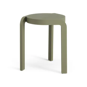 Spin rund pall H44 cm - Ask-moss green, Ø32x44 cm - Swedese