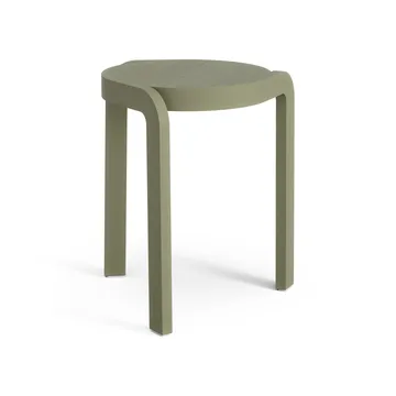 Spin rund pall H44 cm - Ask-moss green, Ø32x44 cm - Swedese