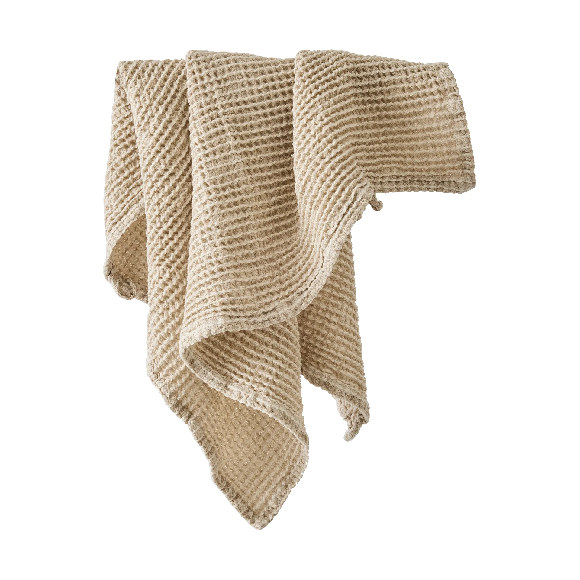 Alva handduk 50x70 cm, Beige Tell Me More