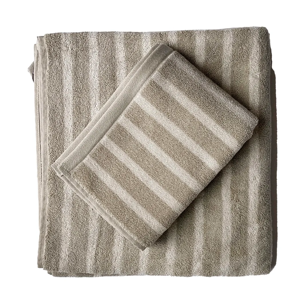 Bonnie handduk 50x70 cm, Beige Tell Me More