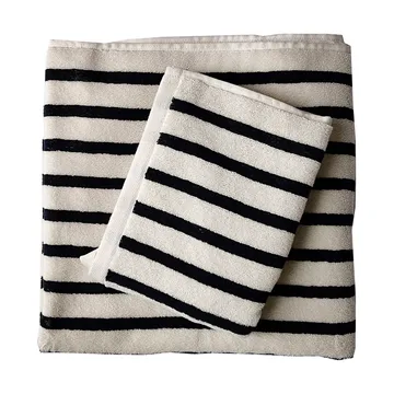 Bonnie handduk 50x70 cm - Svart - Tell Me More