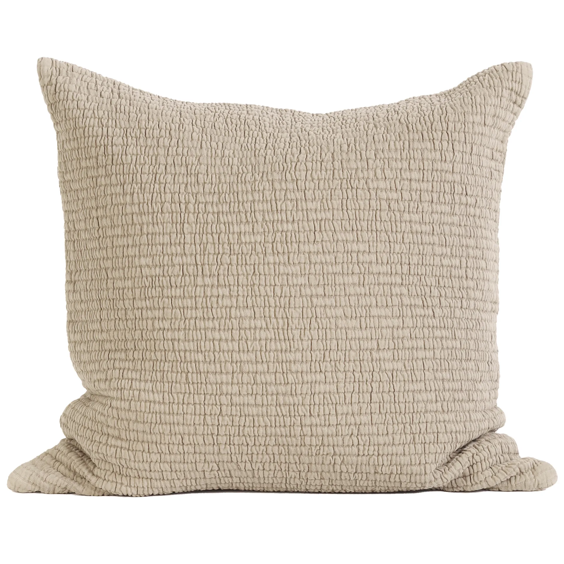 Brick kuddfodral 50x50 cm, Sand beige Tell Me More
