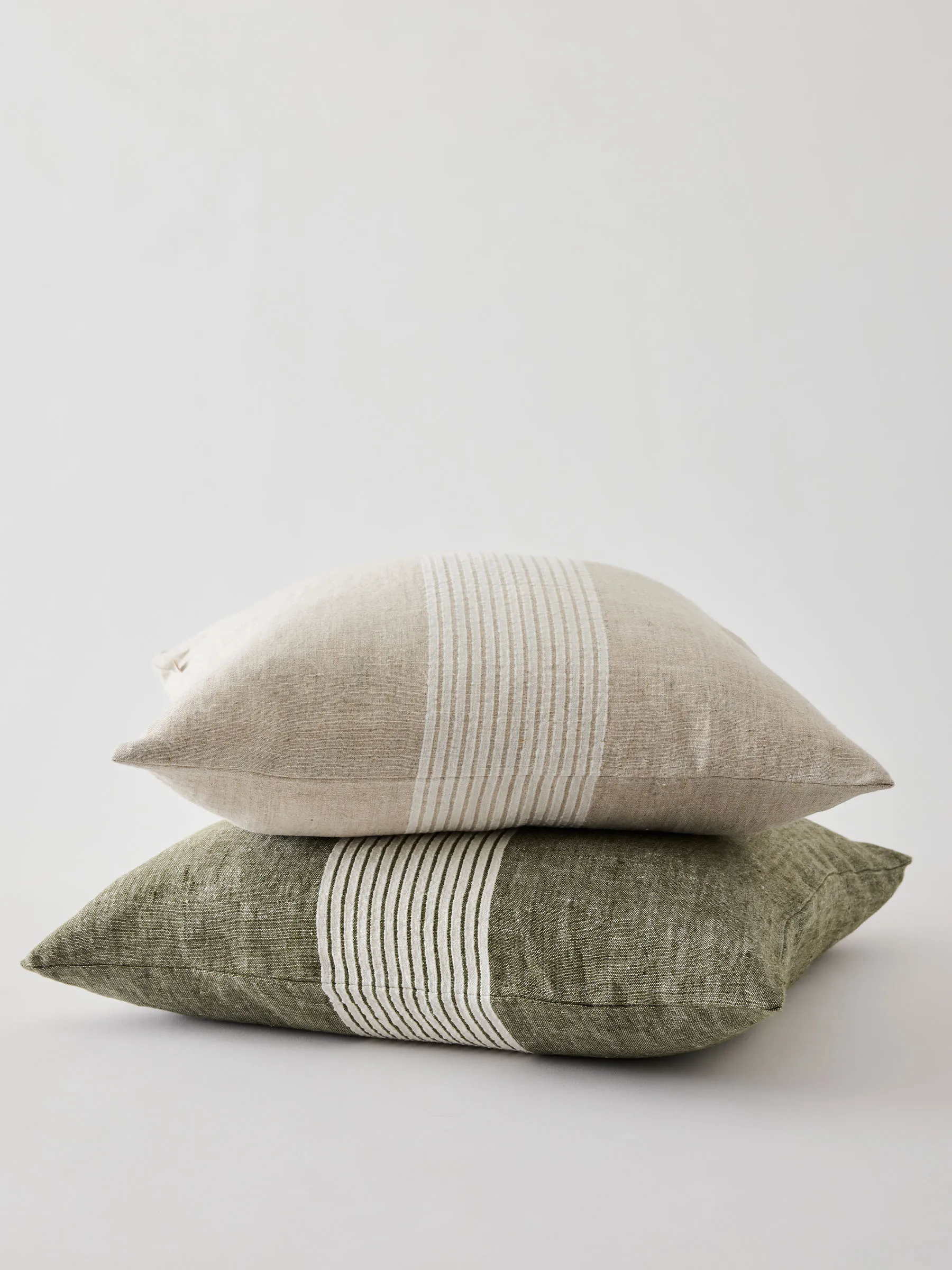 Colette kuddfodral, Green stripe, 50x50 cm Tell Me More