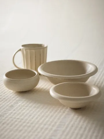 Elba skål - Sand beige, Ø13 cm - Tell Me More