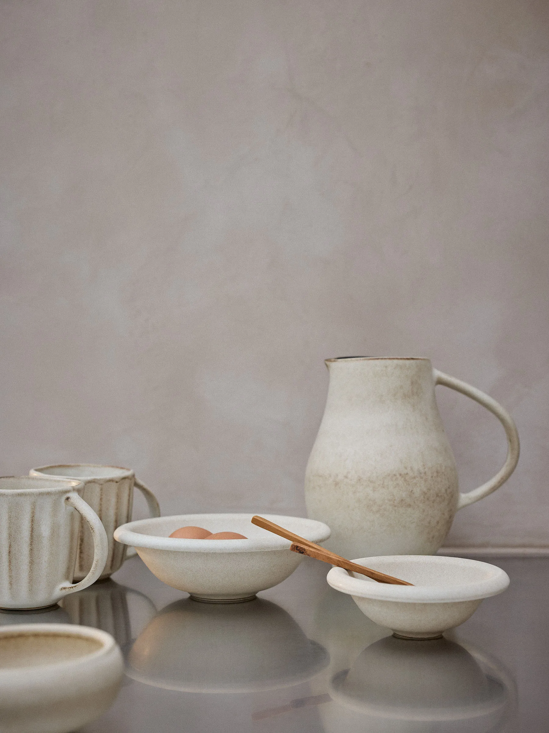 Elba skål, Sand beige, Ø18 cm Tell Me More