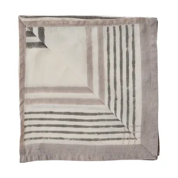 Ella servett 50x50 cm - Grey checkered - Tell Me More