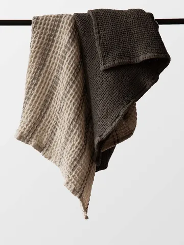 Nella handduk 50x70 cm - Taupe Stripe - Tell Me More