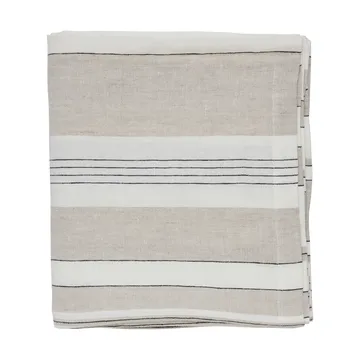 Noah bordsduk - Beige stripe, 145x270 cm - Tell Me More