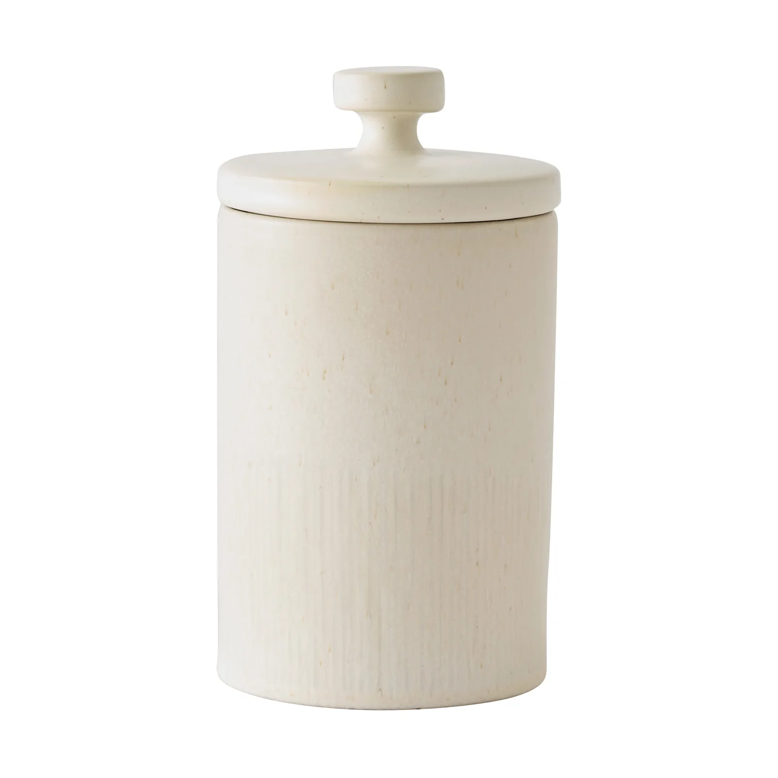 Palermo burk med lock, Offwhite, medium 1,1 L Tell Me More