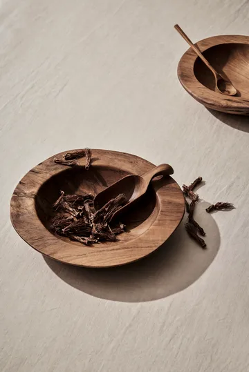 Teak serveringsskål - Medium Ø30 cm - Tell Me More