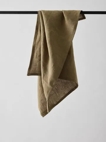 Tell me more kökshandduk linne 50x70 cm - Dark olive green - Tell Me More
