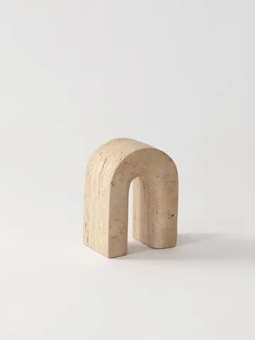 Travertine bokstöd - 15 cm - Tell Me More