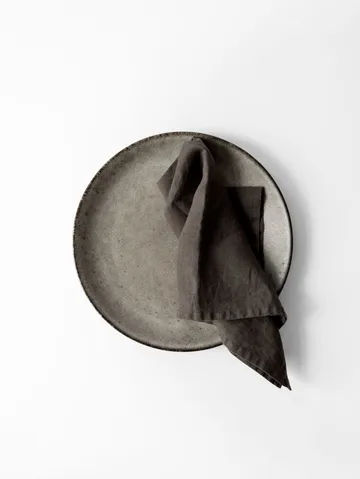 Washed linen tygservett 45x45 cm - Taupe - Tell Me More