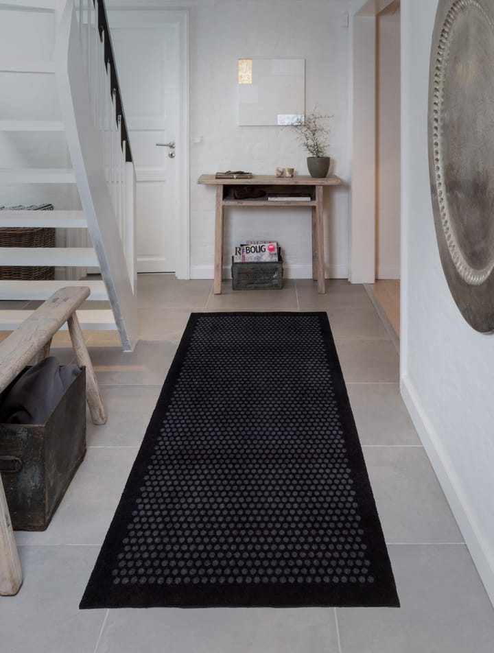 Dot gångmatta, Black, 90x200 cm tica copenhagen