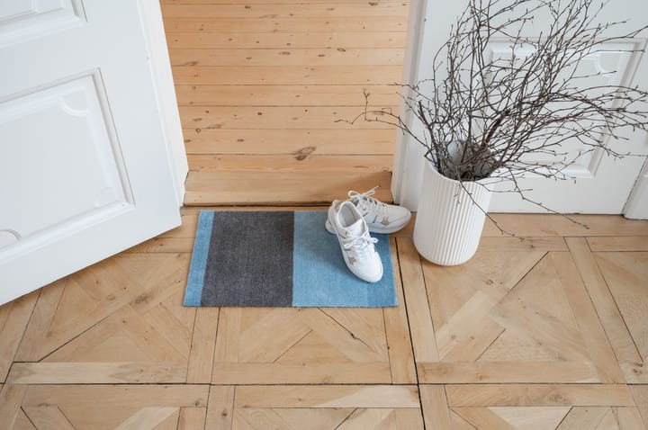 Stripes by tica, horisontell, dörrmatta, Blue-steel grey, 40x60 cm tica copenhagen