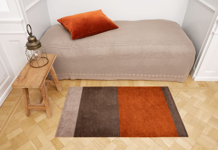 Stripes by tica, horisontell, dörrmatta, Brown-terrakotta, 60x90 cm tica copenhagen