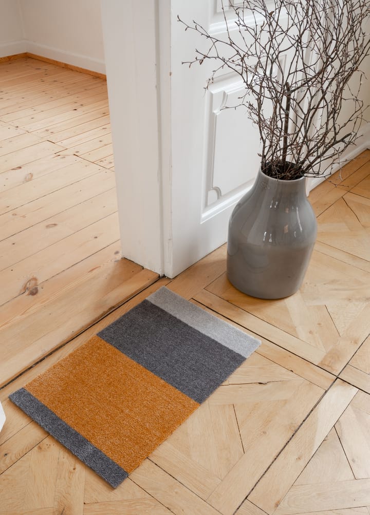 Stripes by tica, horisontell, dörrmatta, Grey-grey-dijon, 40x60 cm tica copenhagen