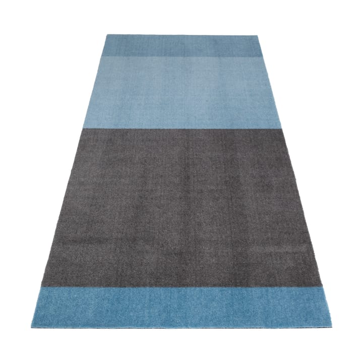 Stripes by tica, horisontell, gångmatta - Blue-steel grey, 90x200 cm - Tica copenhagen
