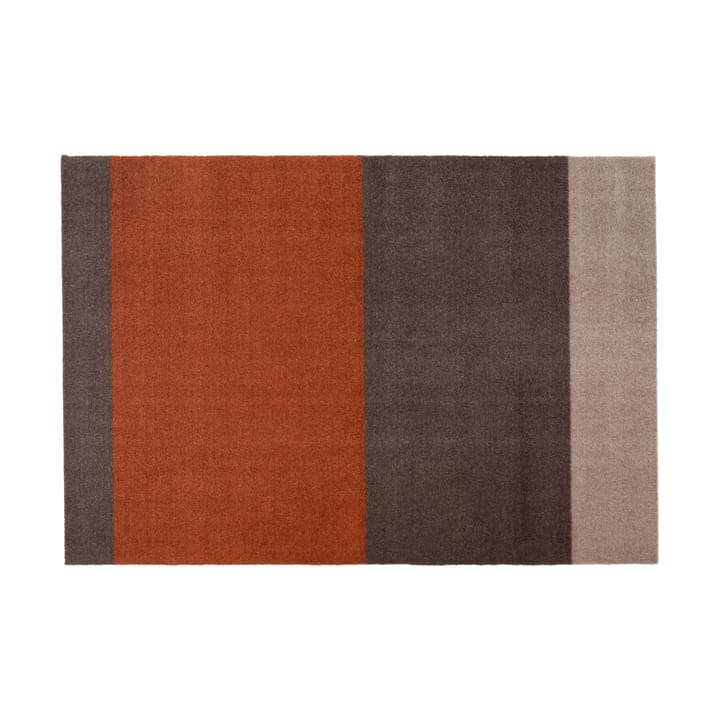 Stripes by tica, horisontell, gångmatta - Brown-terrakotta 90x130 cm - Tica copenhagen