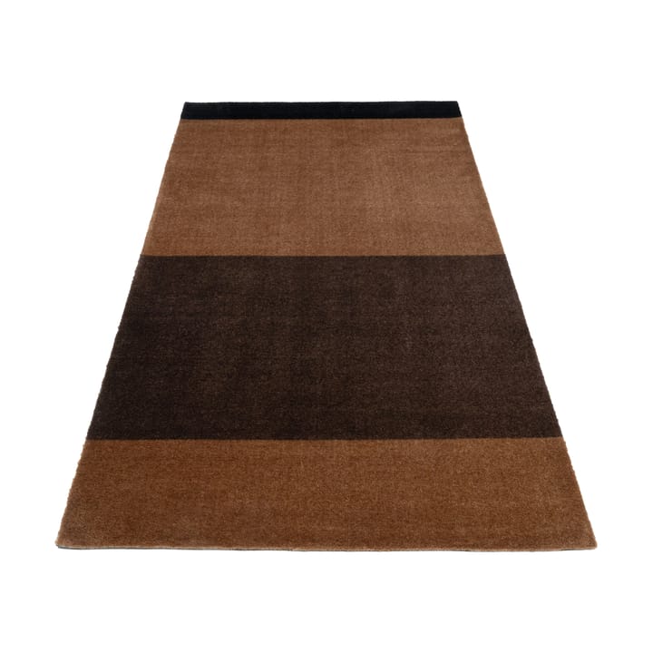 Stripes by tica, horisontell, gångmatta - Cognac-dark brown-black, 90x200 cm - Tica copenhagen