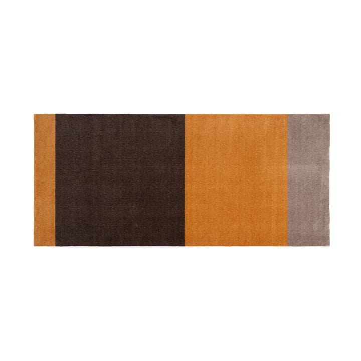 Stripes by tica, horisontell, gångmatta - Dijon-brown-sand, 90x200 cm - Tica copenhagen