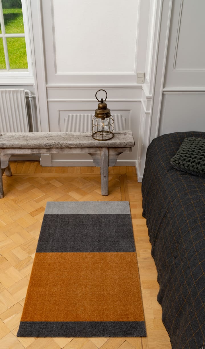 Stripes by tica, horisontell, gångmatta, Grey-grey-dijon, 67x120 cm tica copenhagen