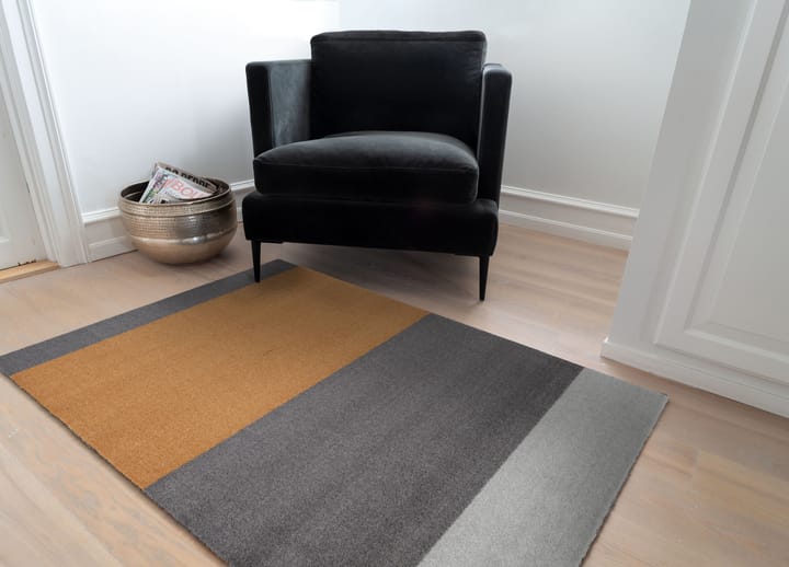Stripes by tica, horisontell, gångmatta, Grey-grey-dijon, 90x130 cm tica copenhagen