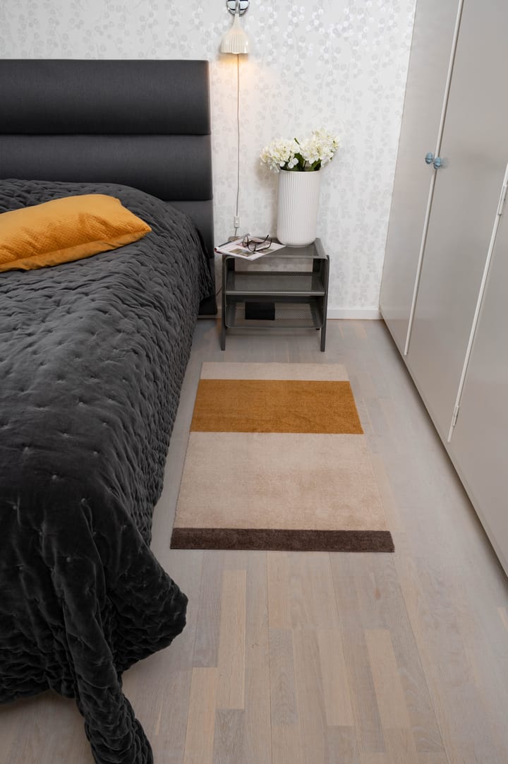 Stripes by tica, horisontell, gångmatta, Ivory-dijon-brown, 67x120 cm tica copenhagen