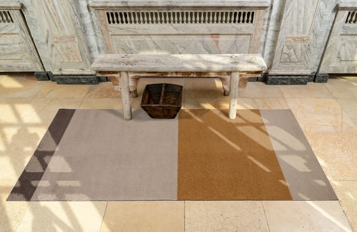 Stripes by tica, horisontell, gångmatta, Ivory-dijon-brown, 90x200 cm tica copenhagen