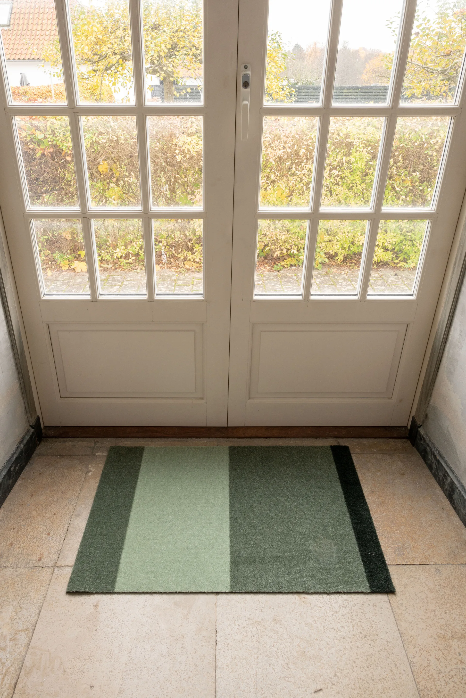 Stripes dörrmatta, Green, 60x90 cm tica copenhagen