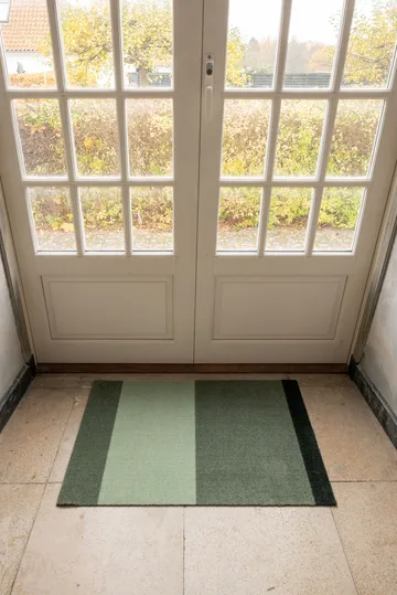 Stripes dörrmatta - Green, 60x90 cm - tica copenhagen