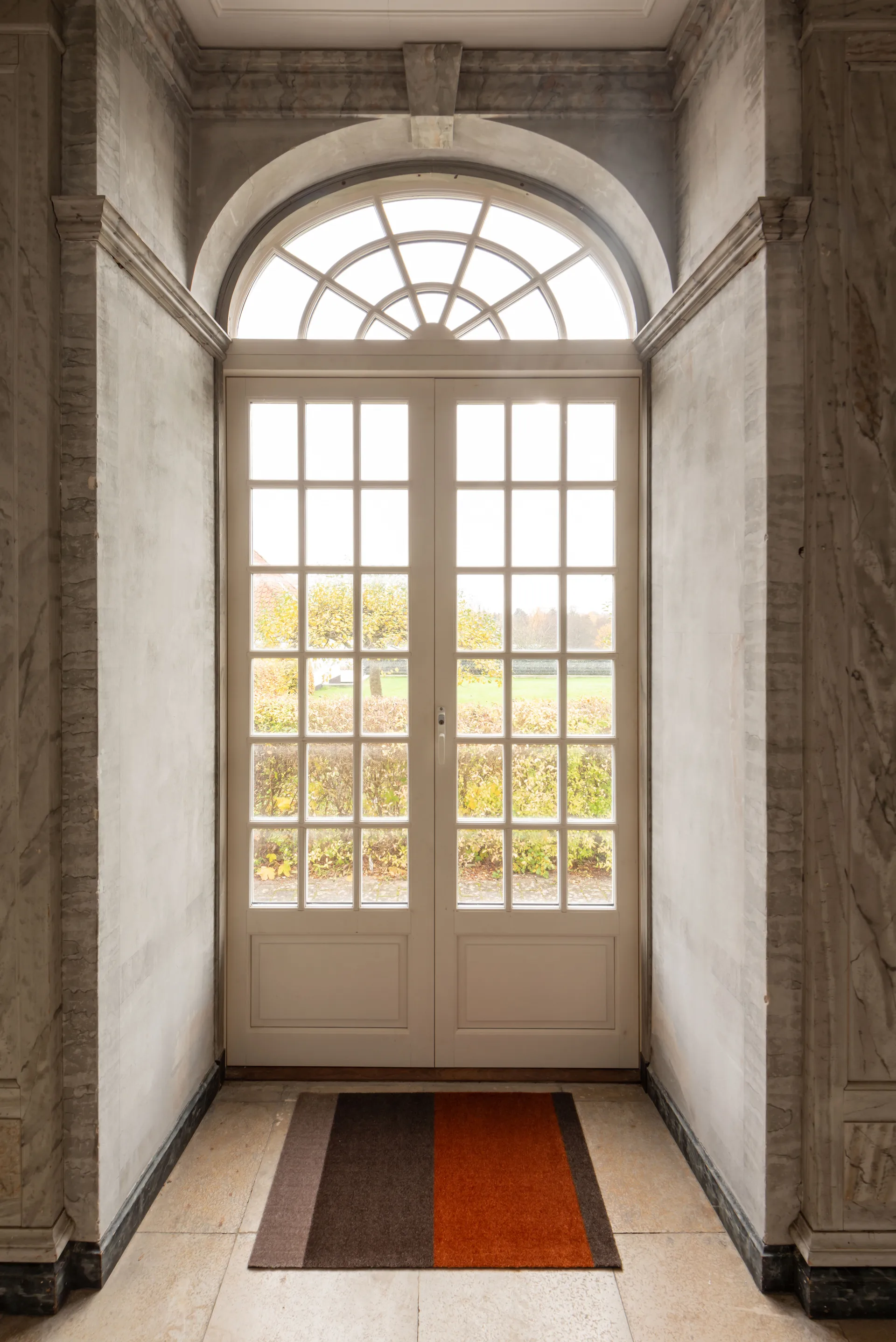 Stripes dörrmatta horisontell, Brown-terrakotta, 60x90 cm tica copenhagen