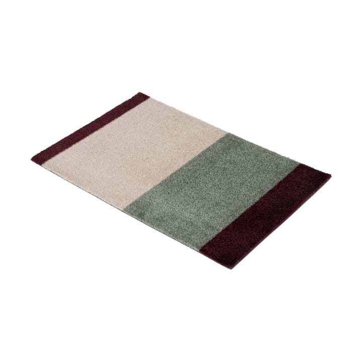 Stripes dörrmatta horisontell, Green-ivory-bordeaux, 40x60 cm tica copenhagen